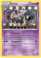 Carte Pokémon Groret 31/124 Rare Impact des Destins