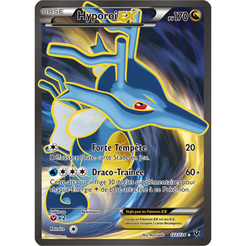 Carte Pokémon Hyporoi-EX 122/124 Ultra Rare Impact des Destins