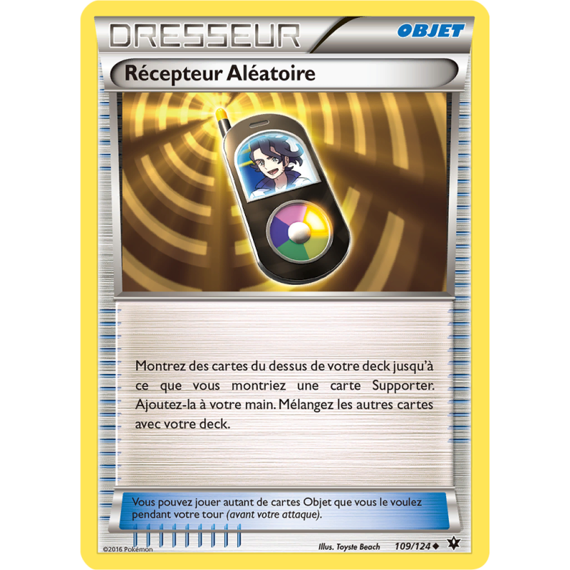 Carte Pokémon Récepteur Aléatoire 109/124 Peu commune Impact des Destins