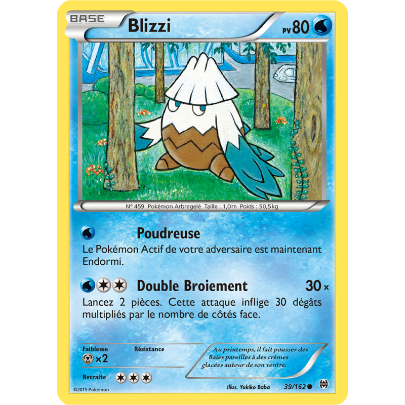 Carte Pokémon Blizzi 39/162 Commune Impulsion TURBO