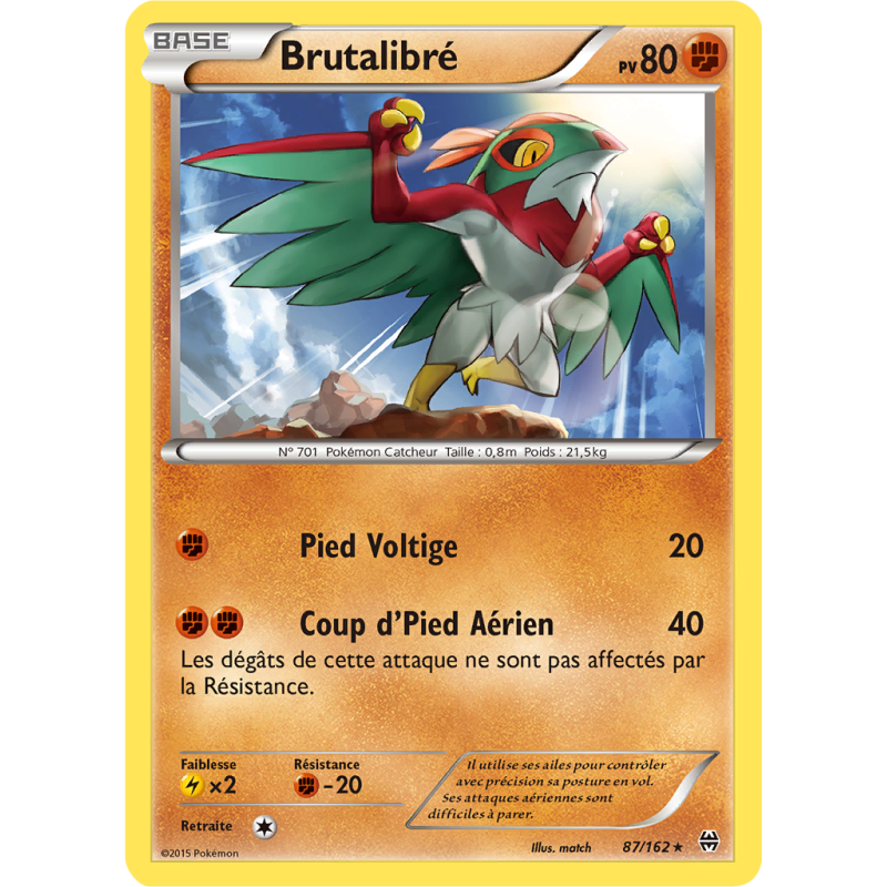 Carte Pokémon Brutalibré 87/162 Rare Impulsion TURBO