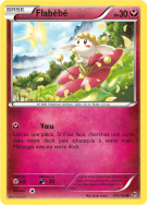 Carte Pokémon Flabébé 101/162 Commune Impulsion TURBO