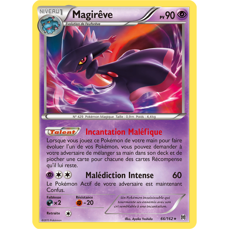 Carte Pokémon Magirêve 66/162 Holographique Impulsion TURBO