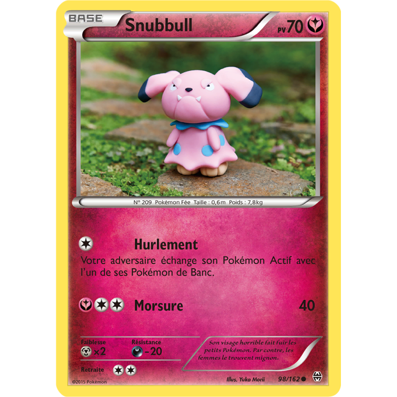 Carte Pokémon Snubbull 98/162 Commune Impulsion TURBO