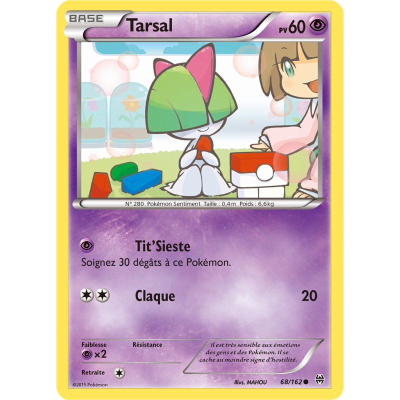 Carte Pokémon Tarsal 68/162 Commune Impulsion TURBO