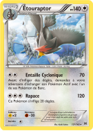 Carte Pokémon Étouraptor 127/162 Rare Impulsion TURBO