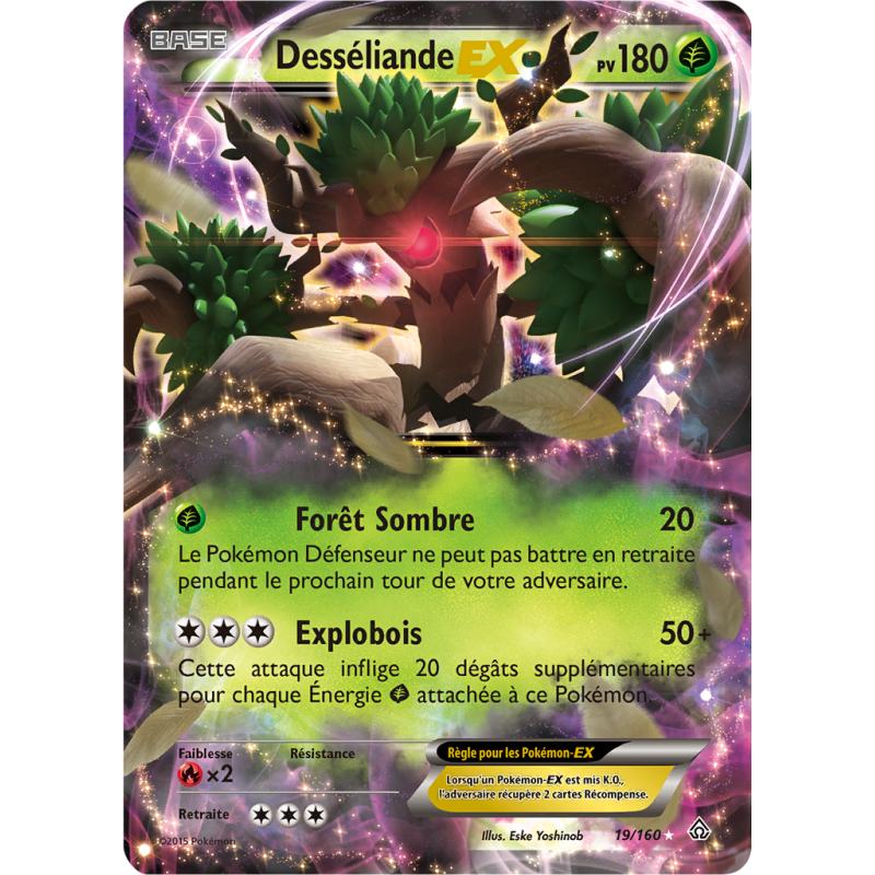 Carte Pokémon Desséliande-EX 19/160 Ultra Rare Primo-Choc