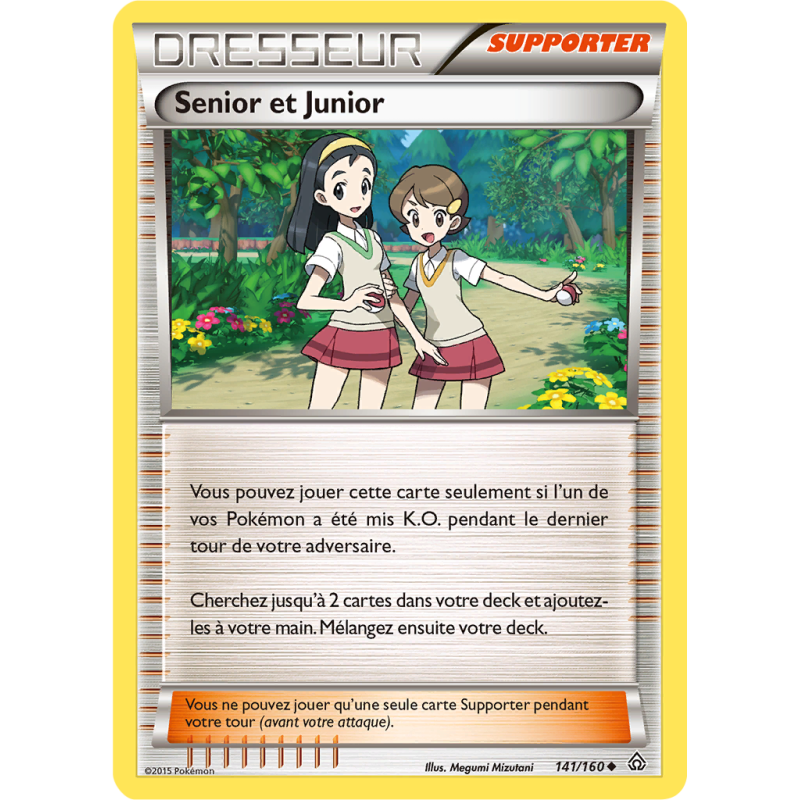 Carte Pokémon Senior et Junior 141/160 Peu commune Primo-Choc