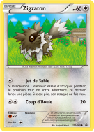 Carte Pokémon Zigzaton 111/160 Commune Primo-Choc