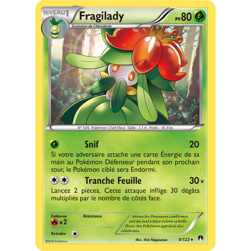 Carte Pokémon Fragilady 8/122 Rare Rupture TURBO