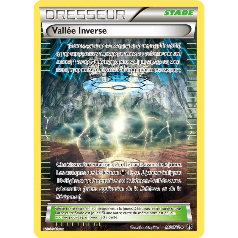 Carte Pokémon Vallée Inverse 110/122 Peu commune Rupture TURBO