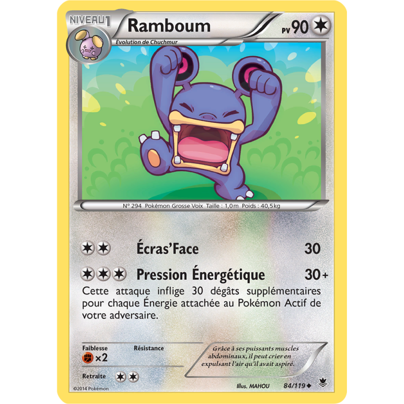 Carte Pokémon Ramboum 84/119 Peu commune Vigueur Spectrale
