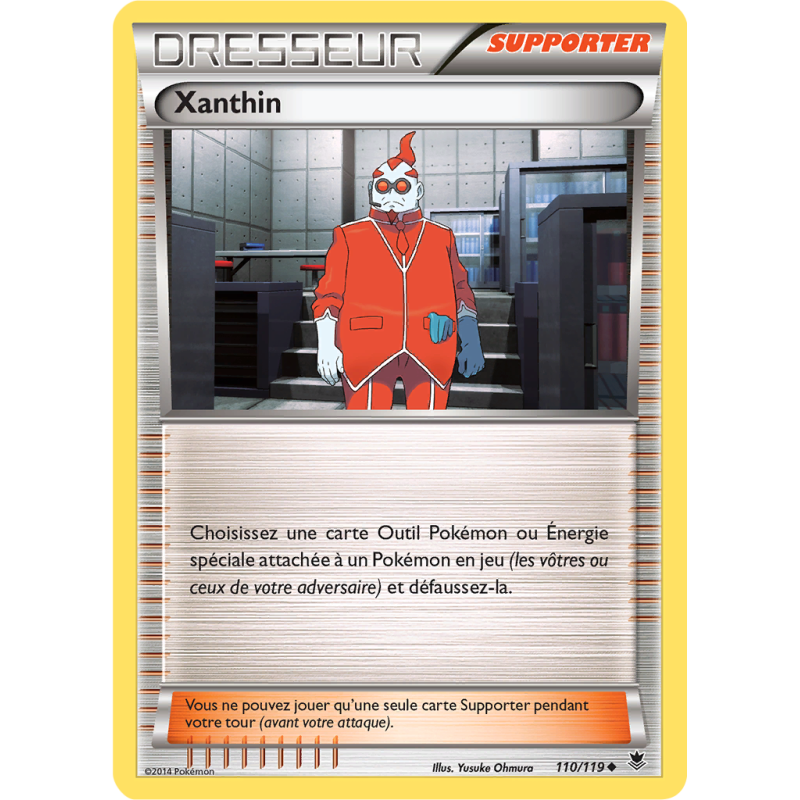 Carte Pokémon Xanthin 110/119 Peu commune Vigueur Spectrale
