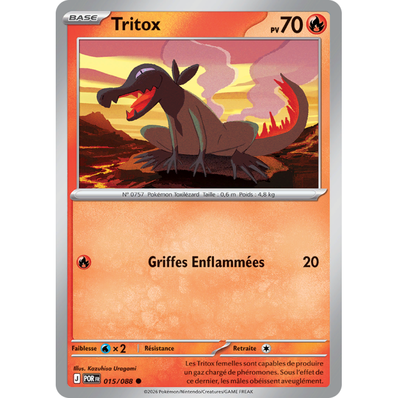 Carte Pokémon Tritox 015/088 Commune Équilibre Parfait