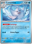 Carte Pokémon Lamantine 019/088 Holographique Équilibre Parfait