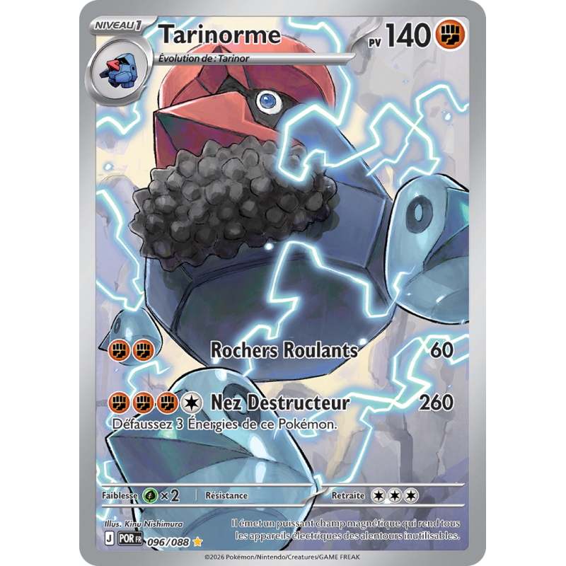 Carte Pokémon Tarinorme 096/088 AR Équilibre Parfait
