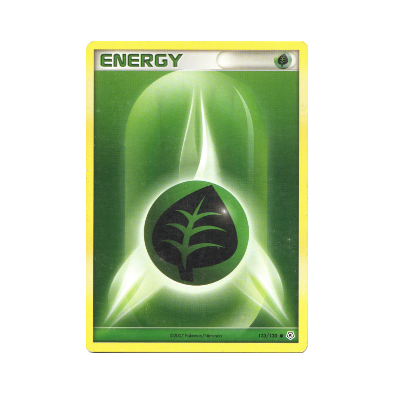 Carte Pokémon Énergie Plante 123/130 Commune Diamant & Perle (JCC)