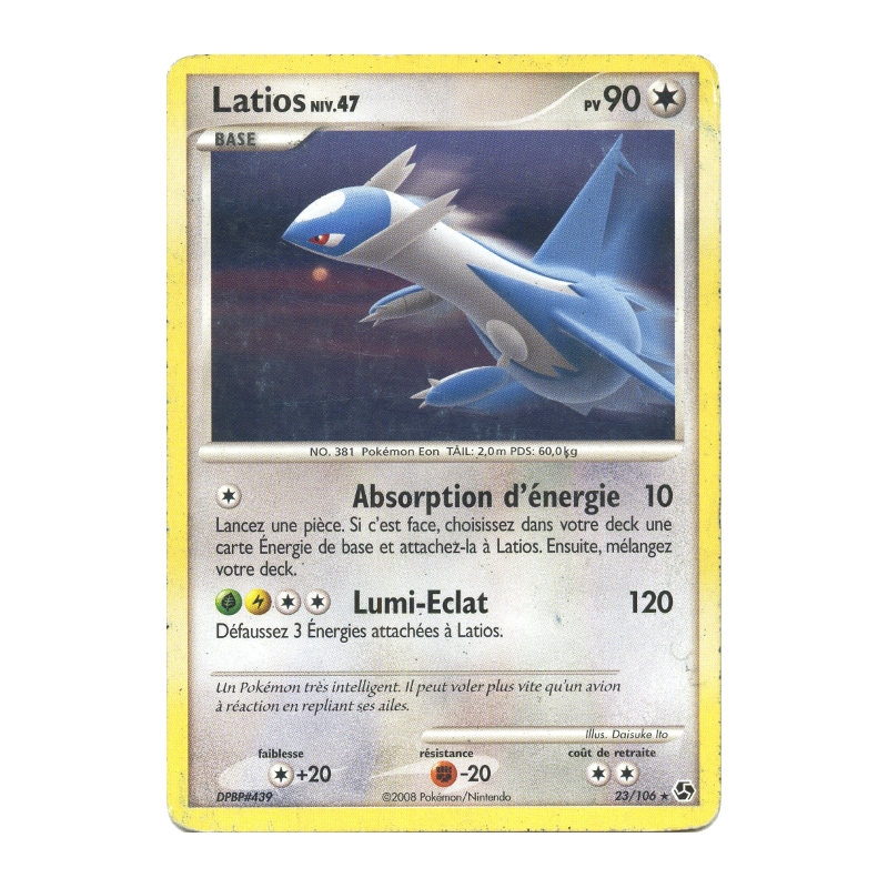 Carte Pokémon Latios 23/106 Rare Duels au sommet