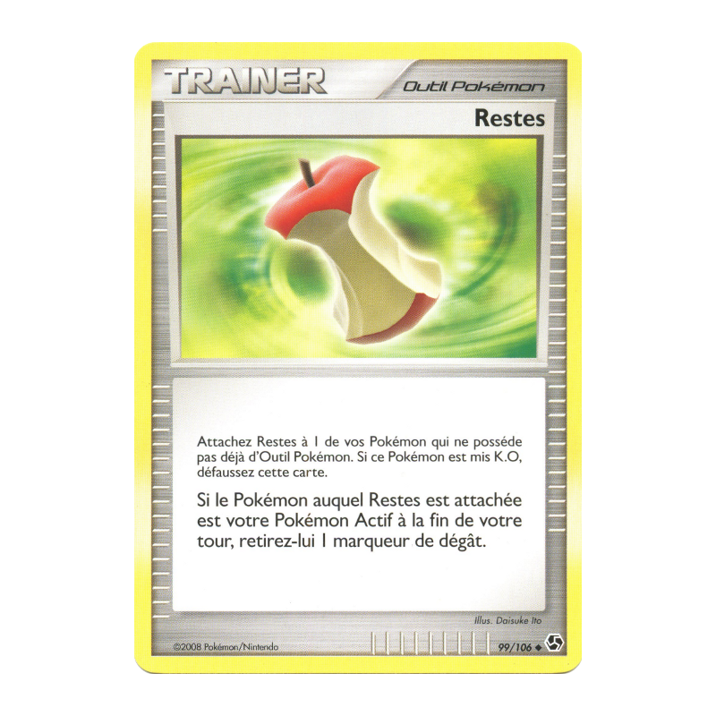 Carte Pokémon Restes 99/106 Commune Duels au sommet