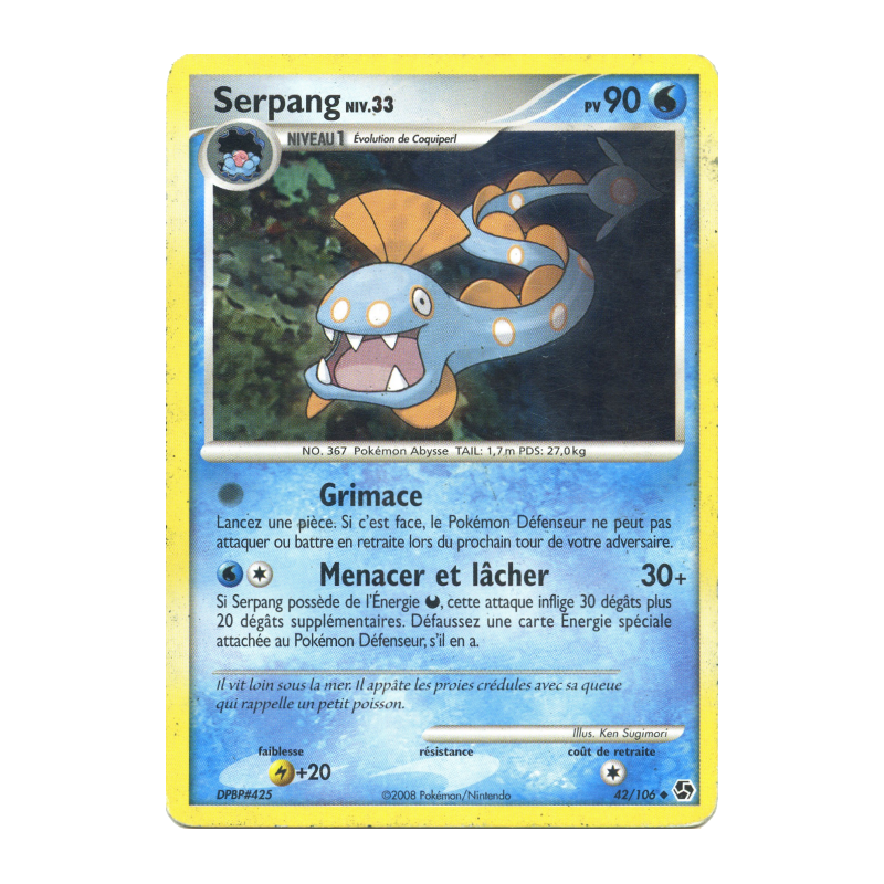 Carte Pokémon Serpang 42/106 Peu commune Duels au sommet