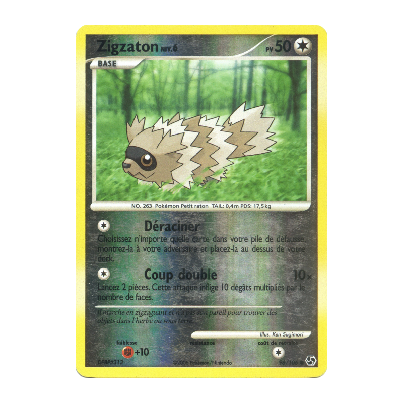 Carte Pokémon Zigzaton 96/106 Commune Duels au sommet