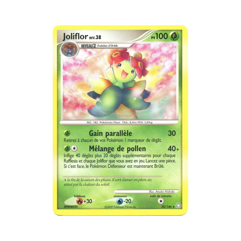 Carte Pokémon Joliflor 20/146 Rare Éveil des Légendes
