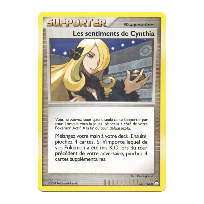 Carte Pokémon Les sentiments de Cynthia 131/146 Peu commune Éveil des Légendes