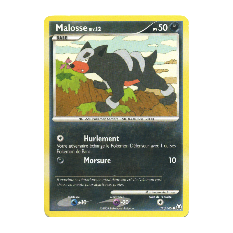 Carte Pokémon Malosse 103/146 Commune Éveil des Légendes