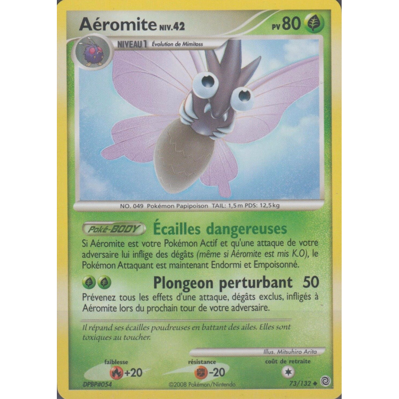 Carte Pokémon Aéromite 73/132 Peu commune Merveilles Secrètes