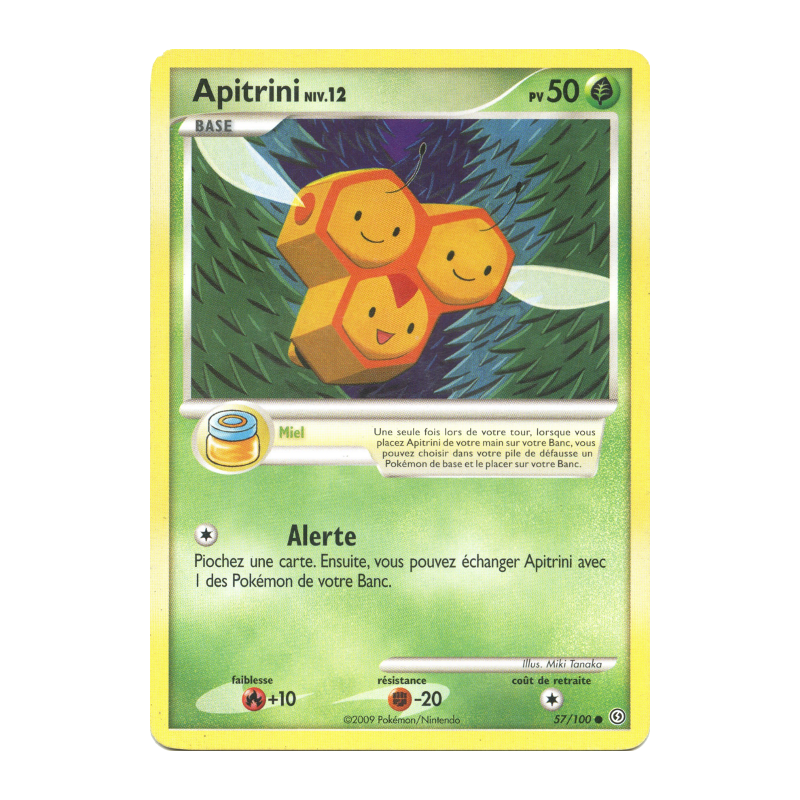 Carte Pokémon Apitrini 57/100 Commune Tempête