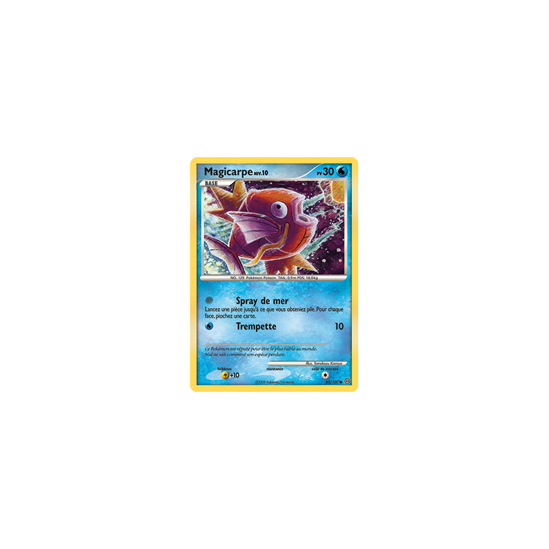 Carte Pokémon Magicarpe 65/100 Commune Tempête