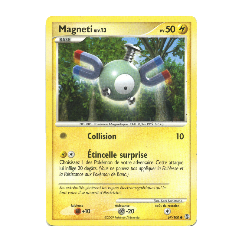 Carte Pokémon Magneti 67/100 Commune Tempête