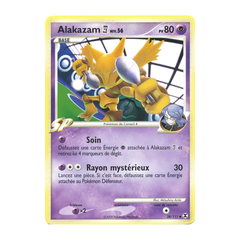 Carte Pokémon Alakazam 4 38/111 Peu commune Rivaux Émergeants