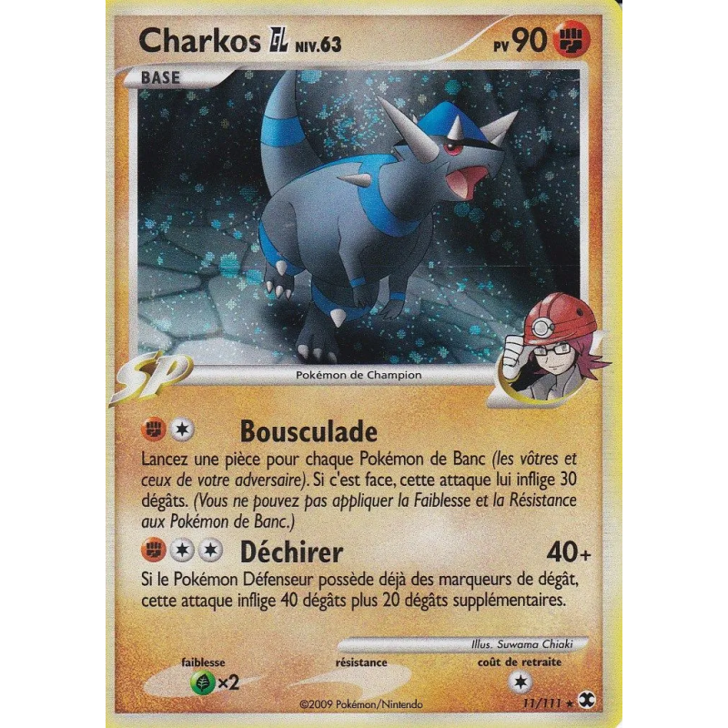 Carte Pokémon Charkos GL 11/111 Holographique Rivaux Émergeants