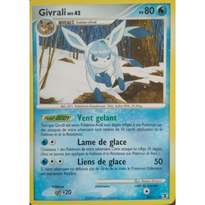 Carte Pokémon Givrali 41/111 Peu commune Rivaux Émergeants