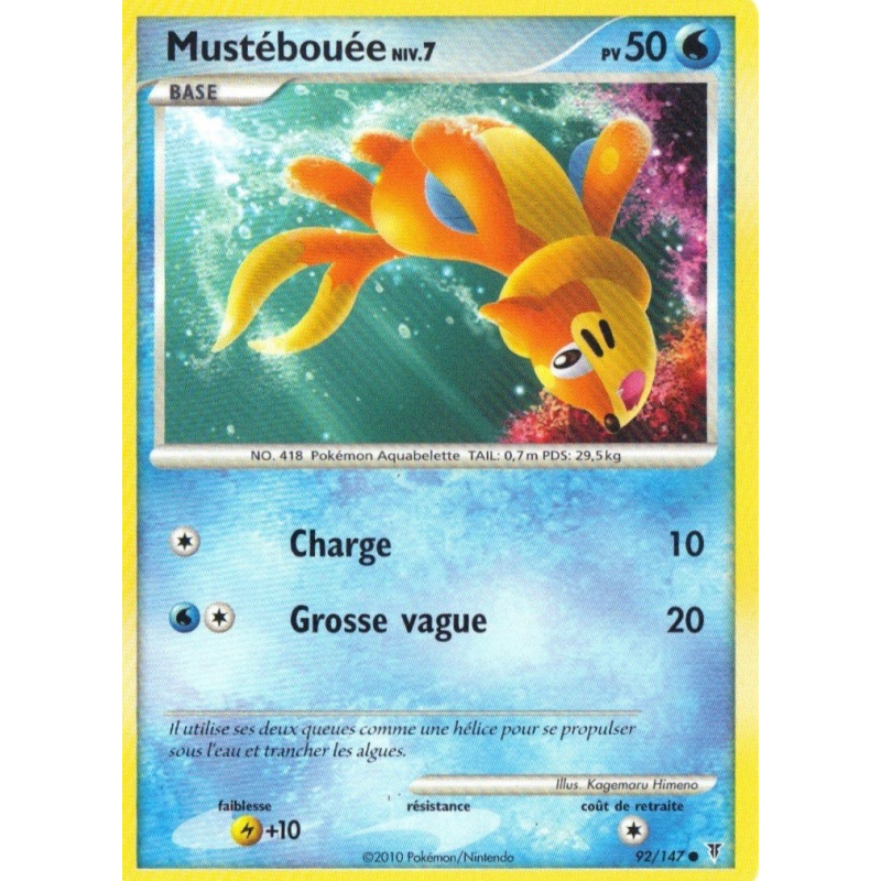 Carte Pokémon Mustébouée 92/147 Commune Vainqueurs Suprêmes