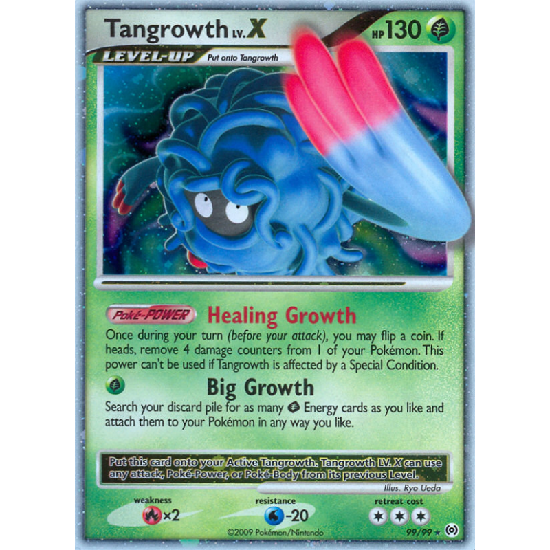 Carte Pokémon Tangrowth LV.X 99/99 NIV.X Platinum Arceus
