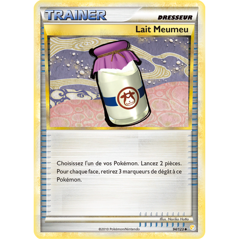 Carte Pokémon Lait Meumeu 94/123 Peu commune HeartGold & SoulSilver (JCC)
