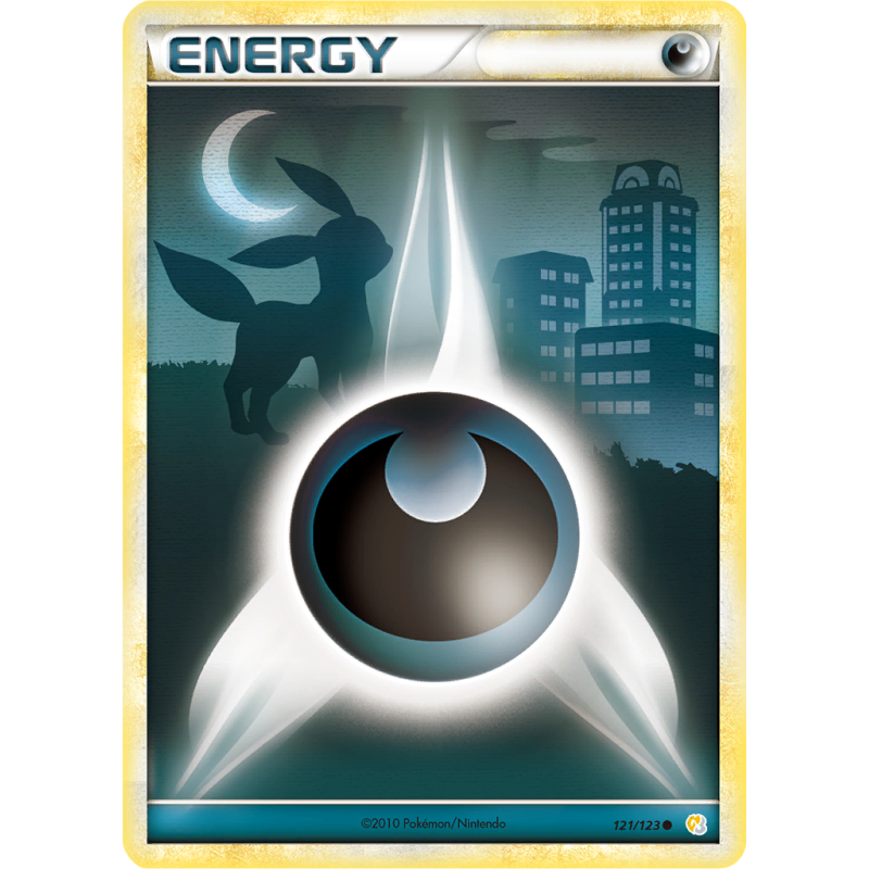 Carte Pokémon Énergie Obscurité 121/123 Commune HeartGold & SoulSilver (JCC)