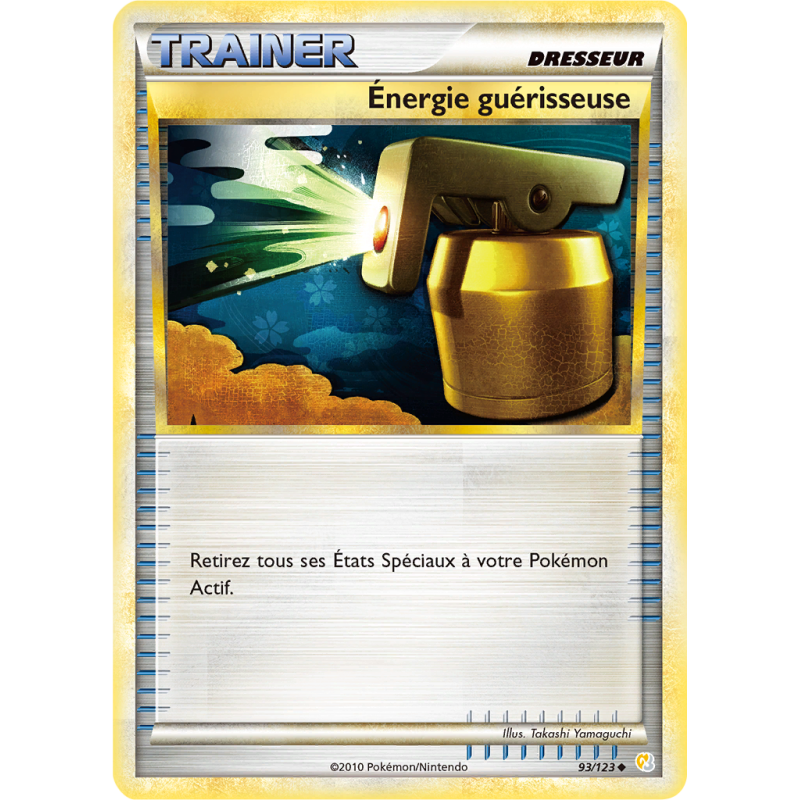 Carte Pokémon Énergie guérisseuse 93/123 Peu commune HeartGold & SoulSilver (JCC)