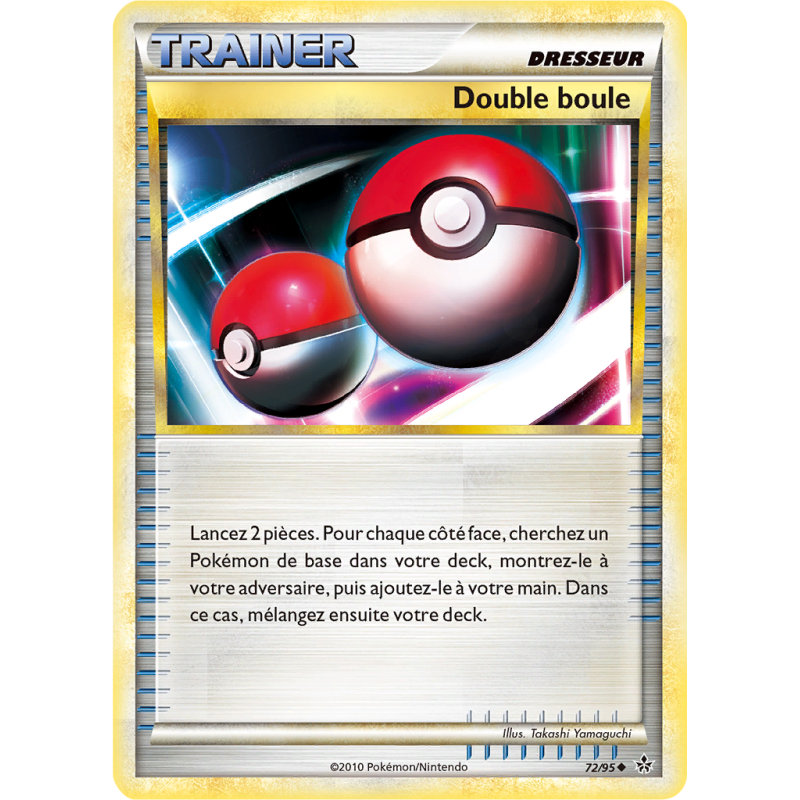 Carte Pokémon Double boule 72/95 Peu commune Déchaînement