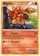 Carte Pokémon Magmar 42/102 Peu commune Triomphe