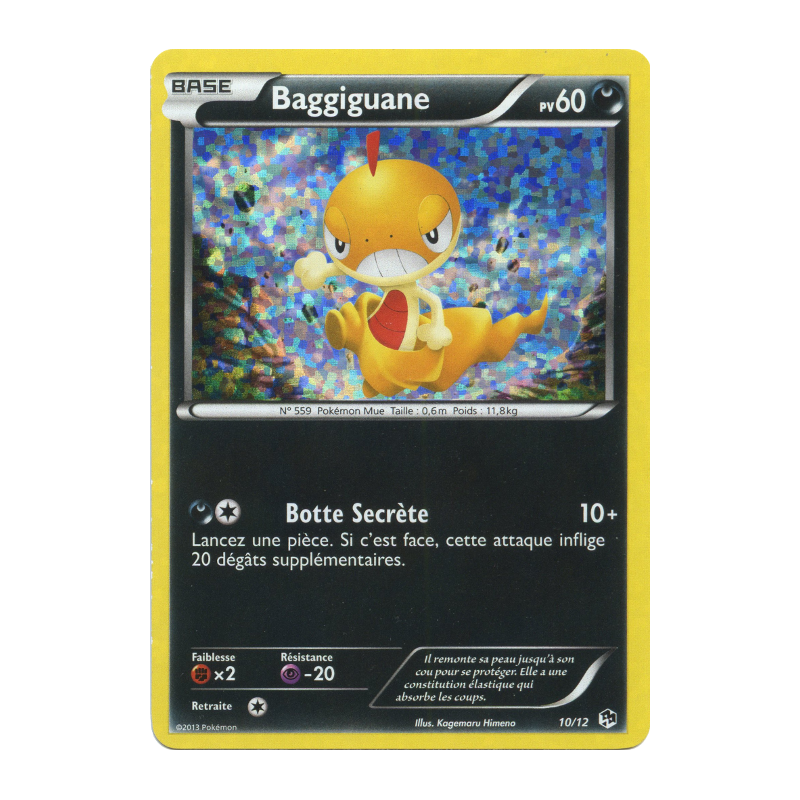 Carte Pokémon Baggiguane 10/12 Promo Collection McDonald's 2013