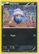 Carte Pokémon Sepiatop 6/12 Promo Collection McDonald's 2014