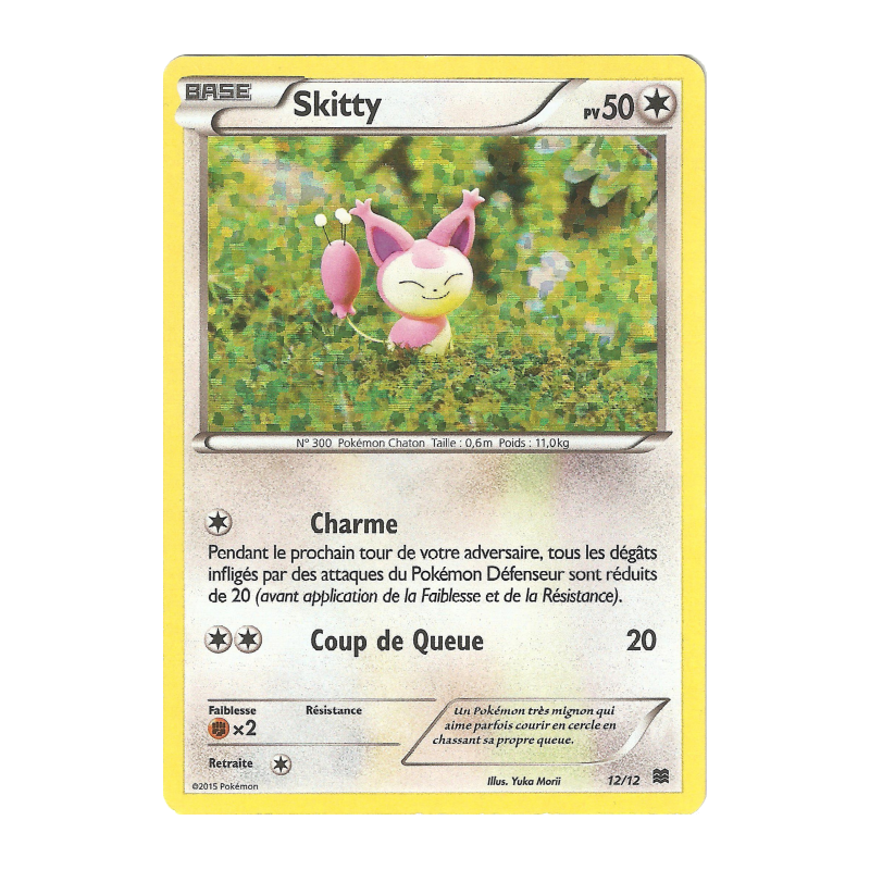 Carte Pokémon Skitty 12/12 Promo Collection McDonald's 2015