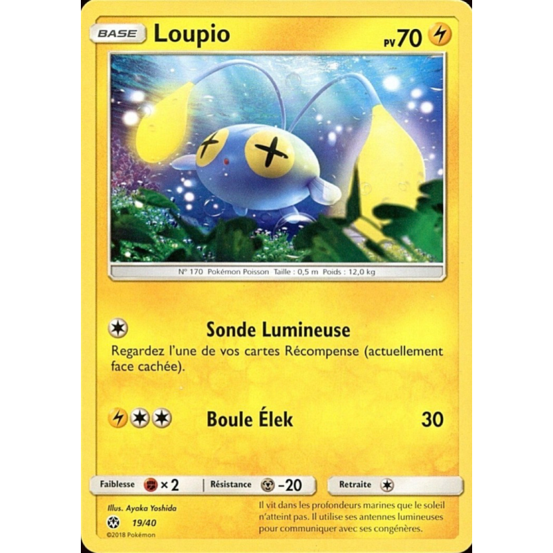Carte Pokémon Loupio 19/40 Promo Collection McDonald's 2018 (France)