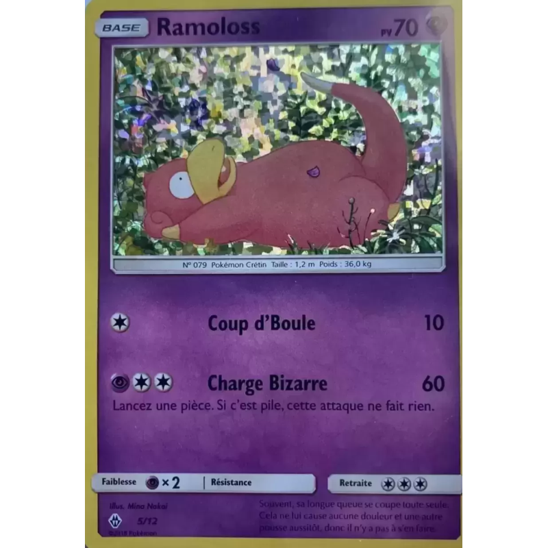 Carte Pokémon Ramoloss 5/12 Promo Collection McDonald's 2018 (International)