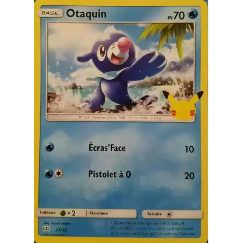 Carte Pokémon Otaquin 23/25 Promo Collection McDonald's 2021