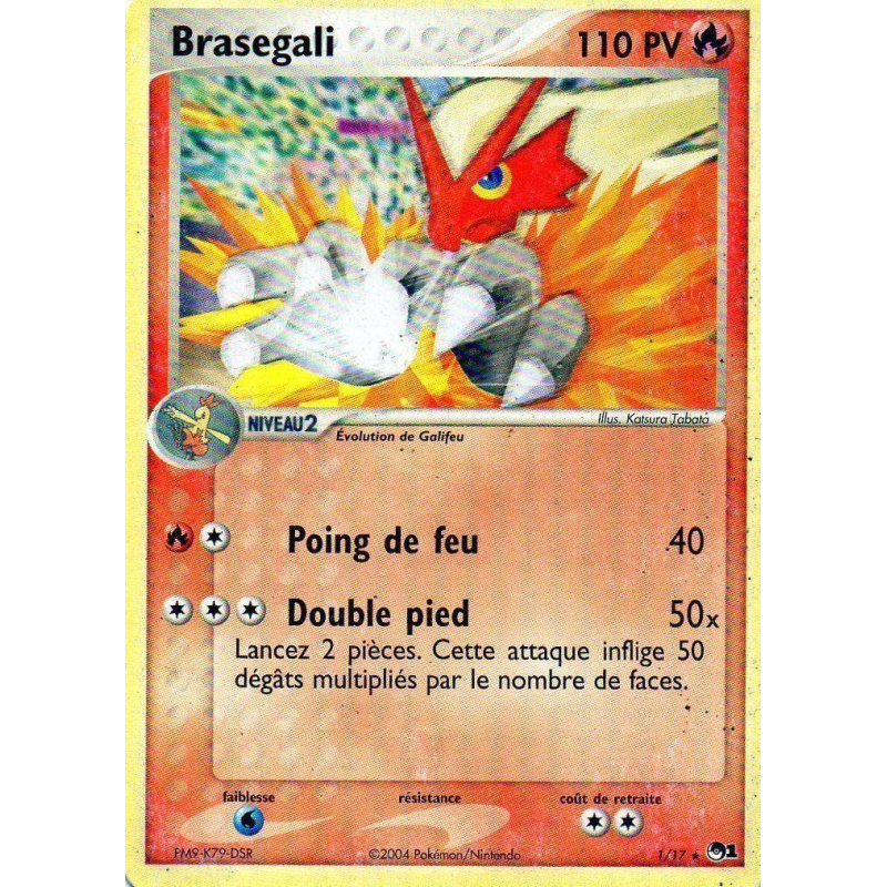 Carte Pokémon Brasegali 1/17 Promo POP Série 1