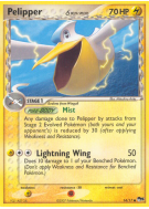 Carte Pokémon Pelipper δ 14/17 Promo POP Series 5